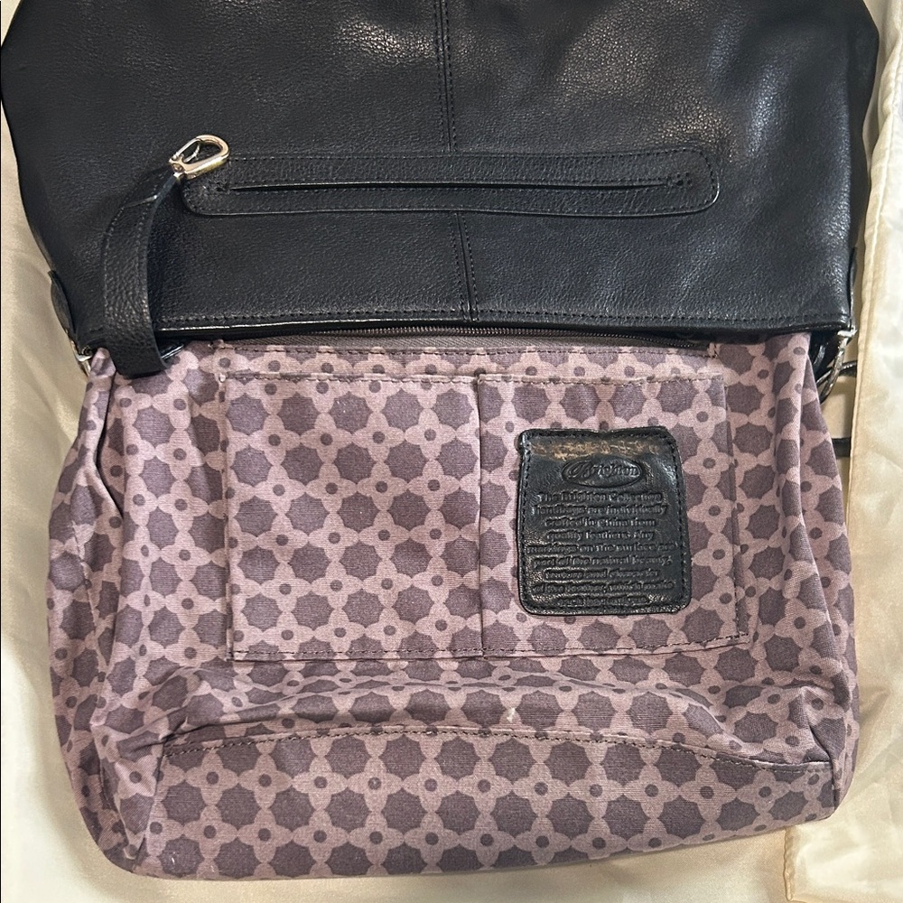 Brighton Black Leather Women's Bag - Picture 7 of 14